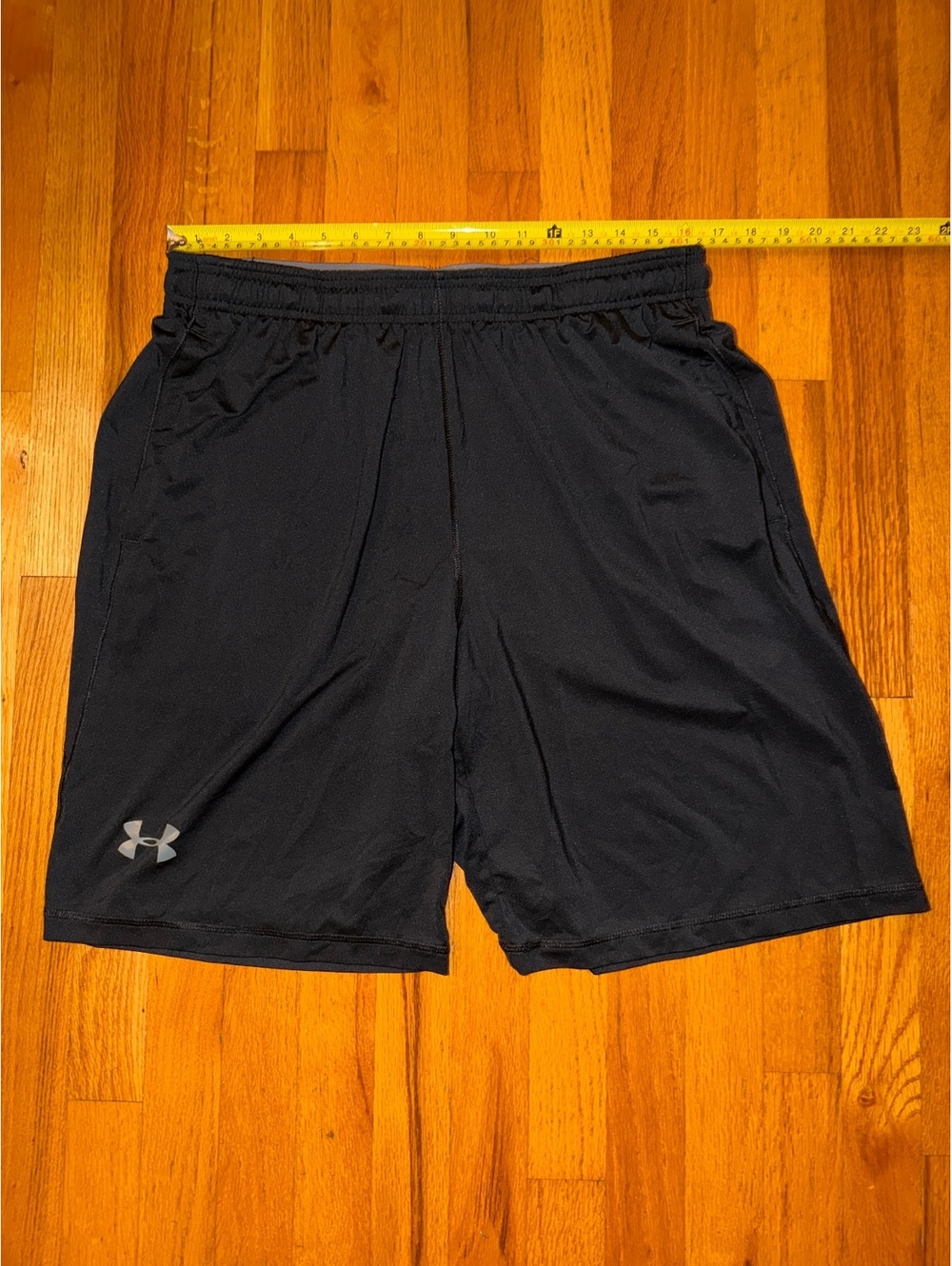 Under Armour Men’s Black Athletic Performance Shorts 9” Inseam Training Running